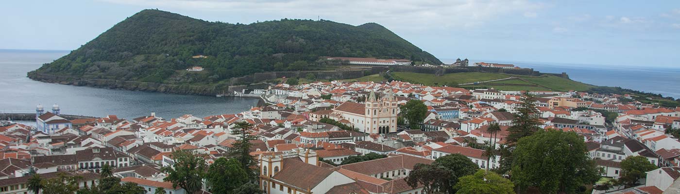 Overlooking city in Terceira