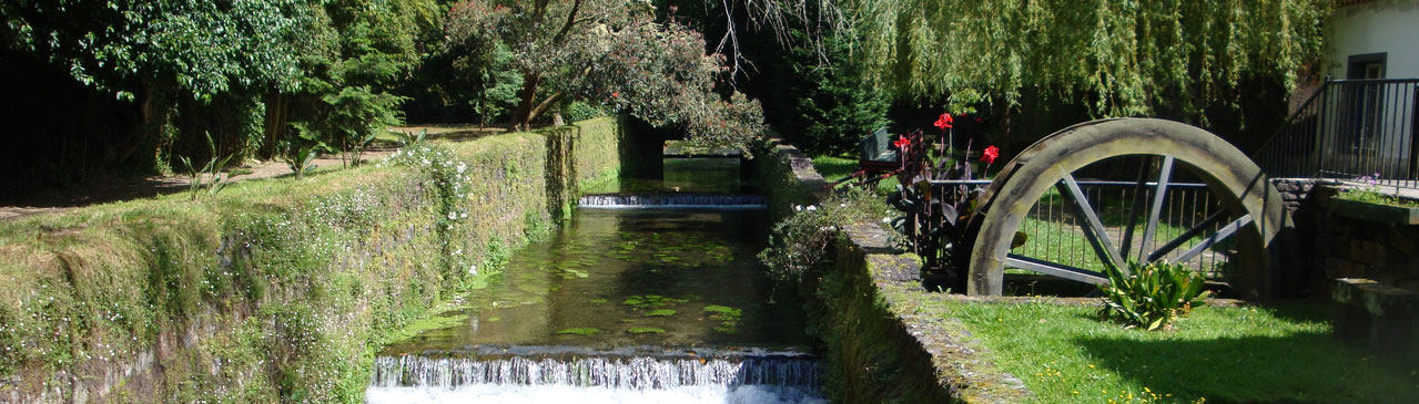 Sao Miguel water wheel.